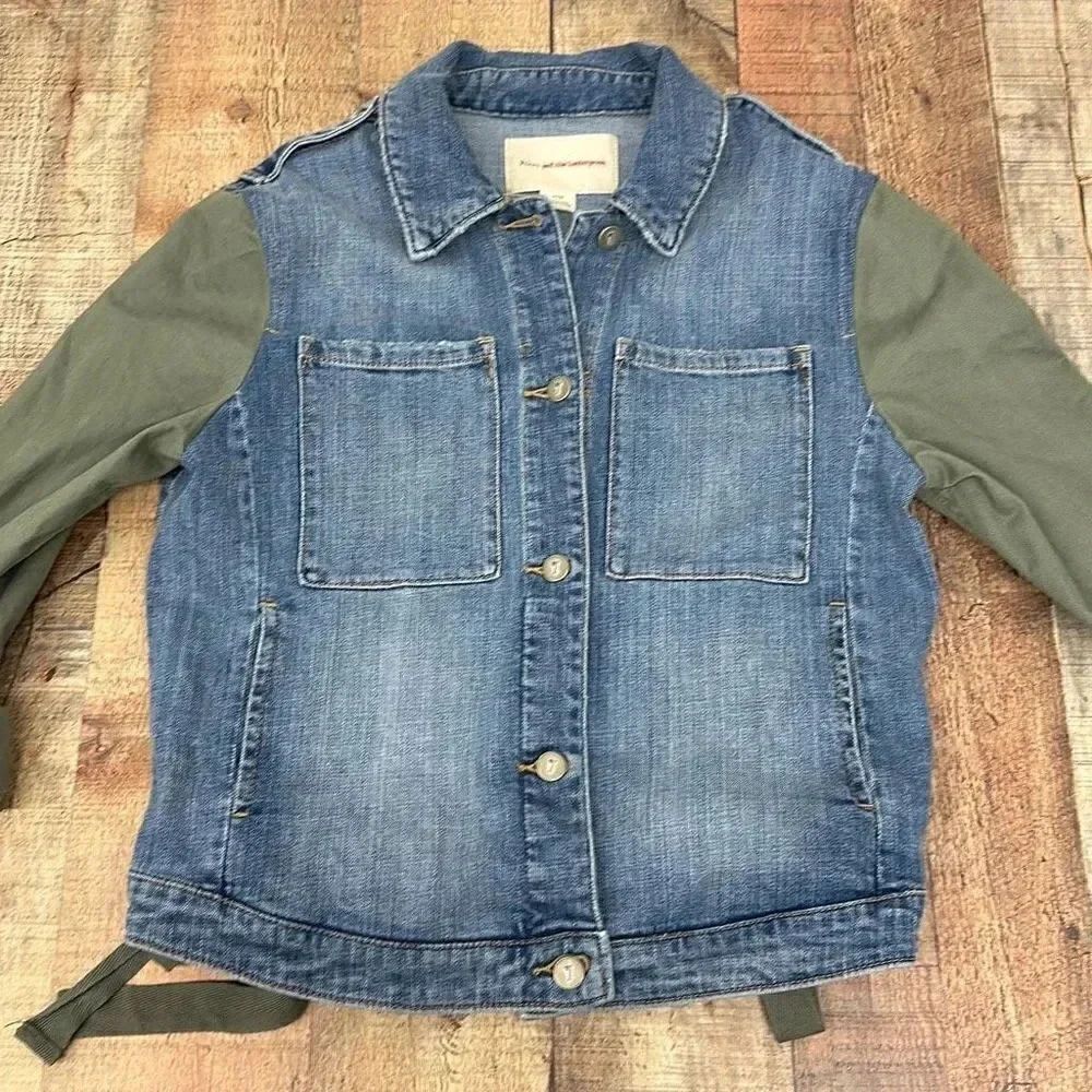Anthropologie Pilcro and The Letterpress Denim Jacket Size M